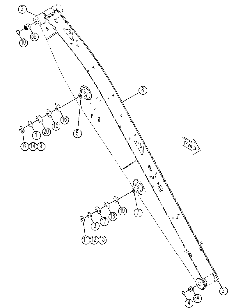 BOOM GP-MATERIAL HANDLING 4391620 CAT