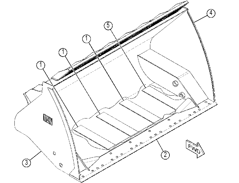 BUCKET AS-MULTIPURPOSE 4642900 CAT