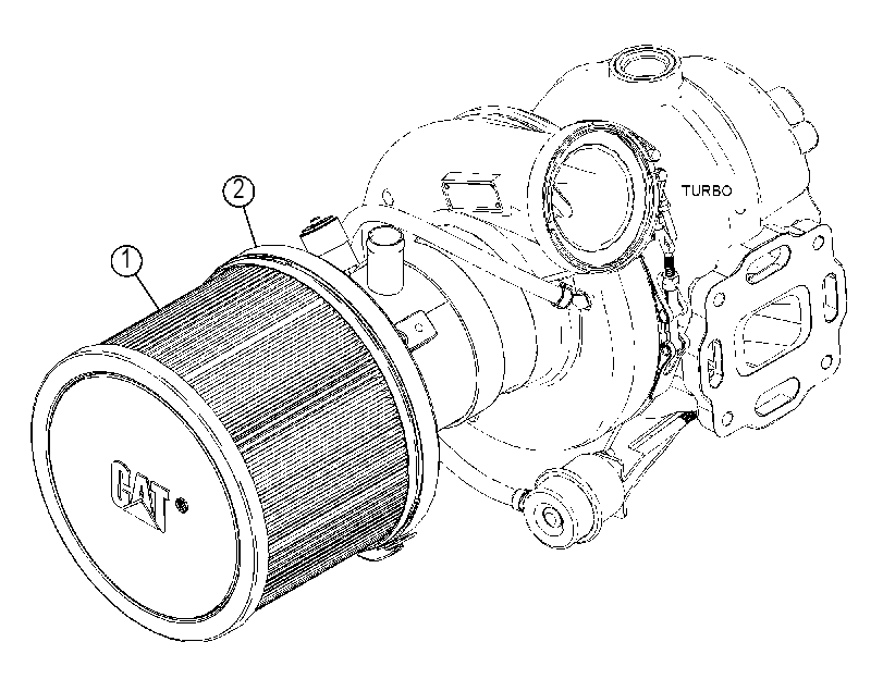 FILTER GP-AIR 4521777 CAT