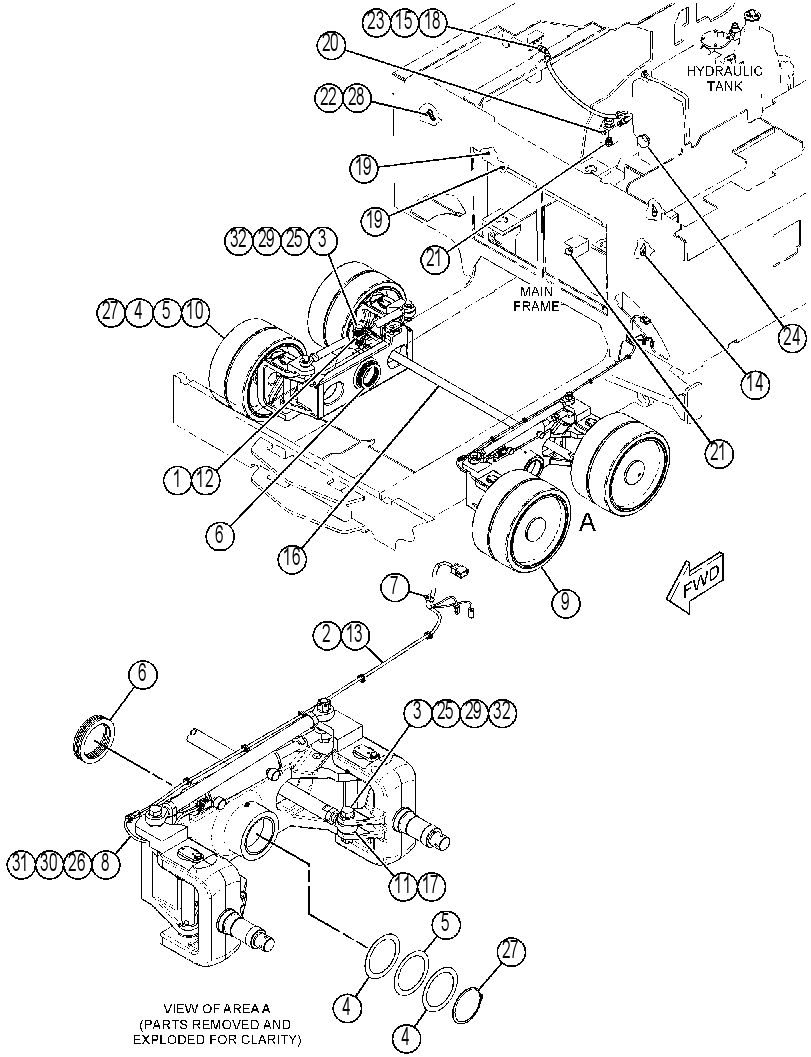 BOGIE GP 4350907 CAT