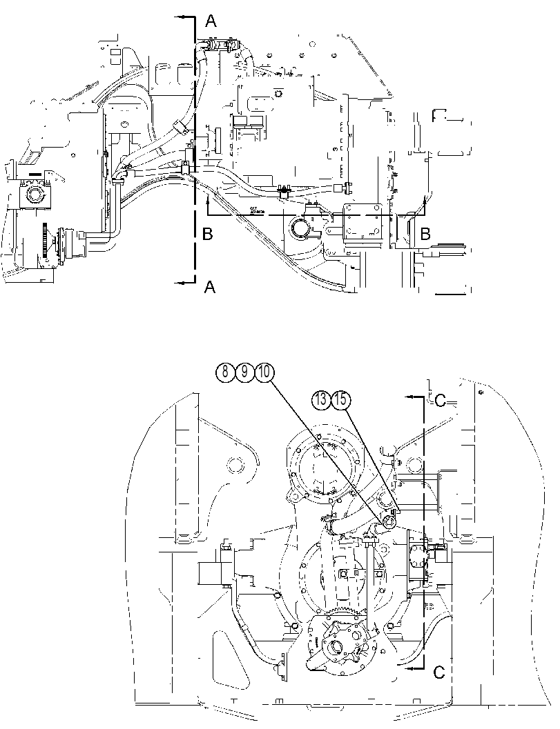 LINES GP-SCAVENGE 2063915 CAT
