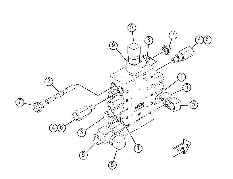 VALVE GP-GREASE DISTRIBUTION 3955137 CAT