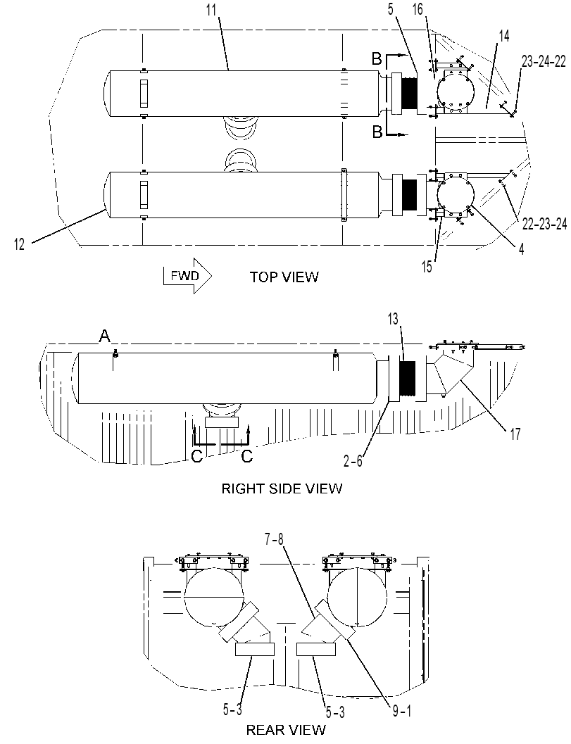 Глушитель 4315009 CAT