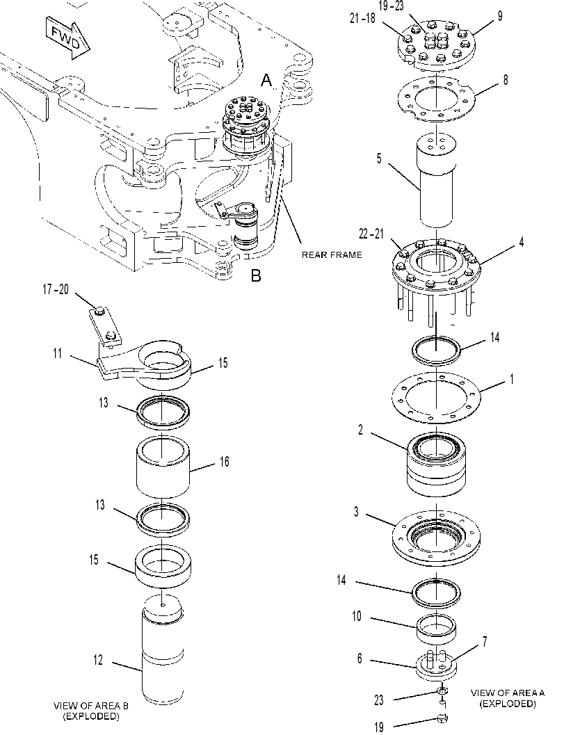 Сцепка шарнирная 3703204 CAT
