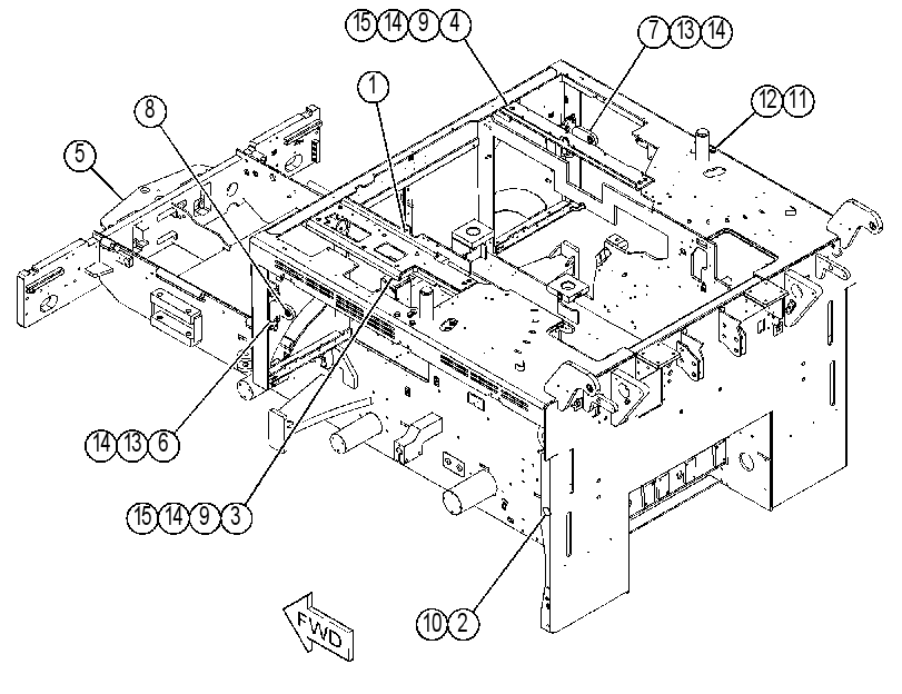 FRAME GP-MAIN 4249194 CAT
