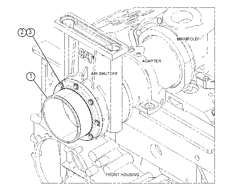 ADAPTER GP-AIR INLET 4603758 CAT