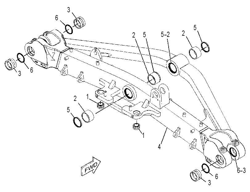 AXLE AS-FRONT 3873127 CAT