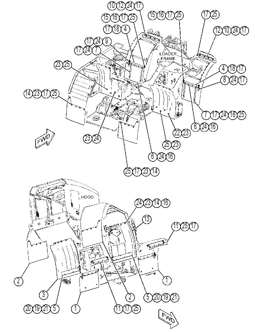 KIT-FENDER 4520859 CAT