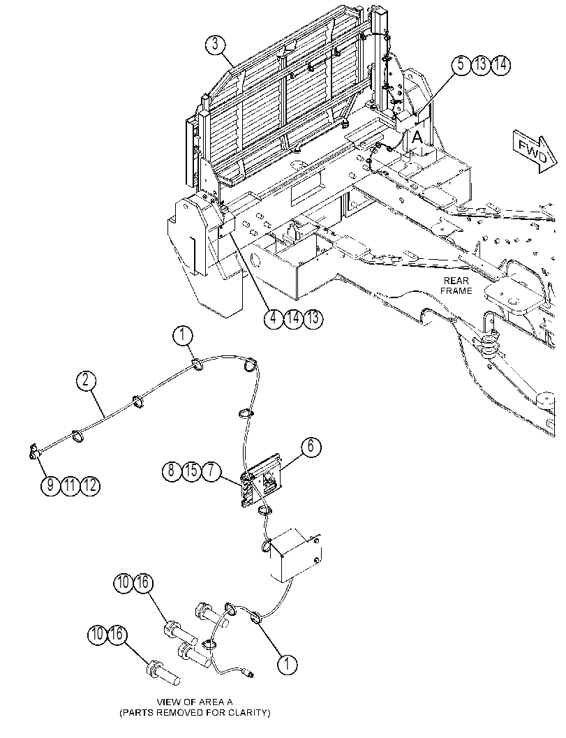 GUARD AR-REAR 3802801 CAT
