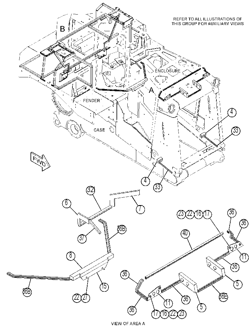 SEAL GP-ENCLOSURE 4255282 CAT