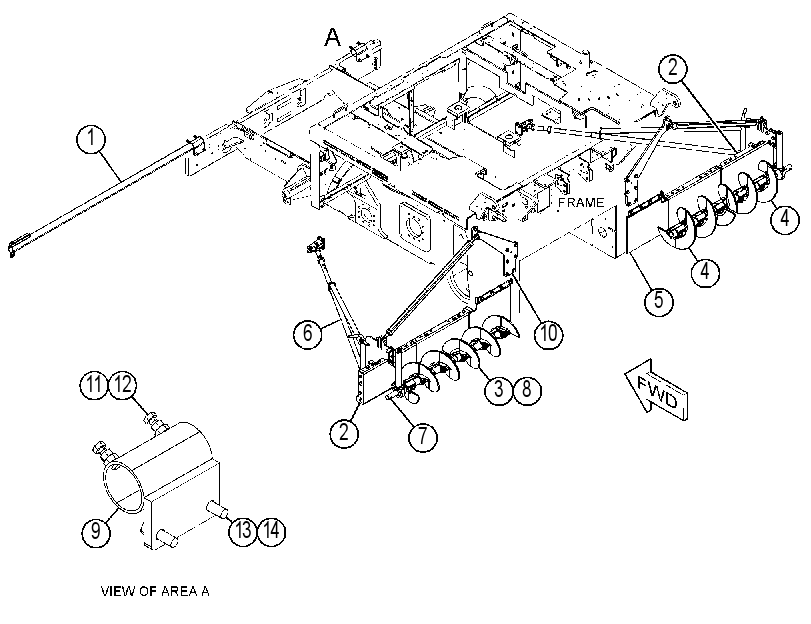 EXTENSION AR-AUGER 4161189 CAT