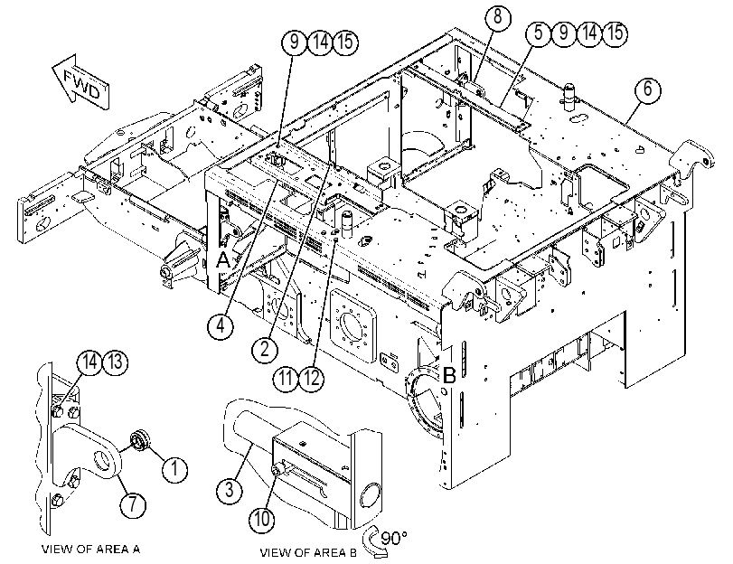 FRAME GP-MAIN 4249139 CAT