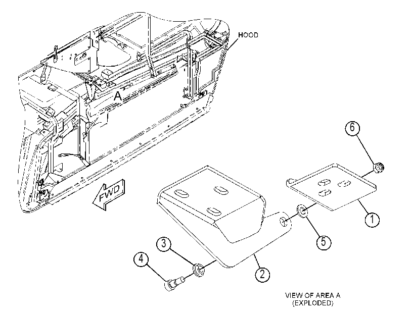 HINGE GP-DOOR 3954989 CAT
