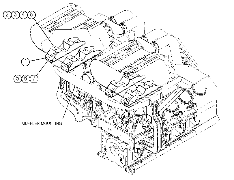 MOUNTING GP-SCR MODULE 4207709 CAT