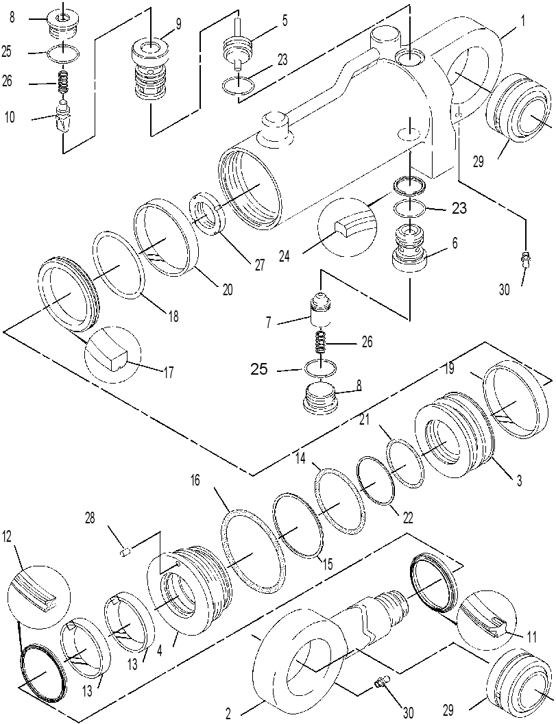 CYLINDER GP-BLADE 2527305 CAT