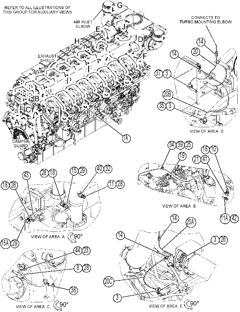 Датчик электрический с креплением 3862056 CAT