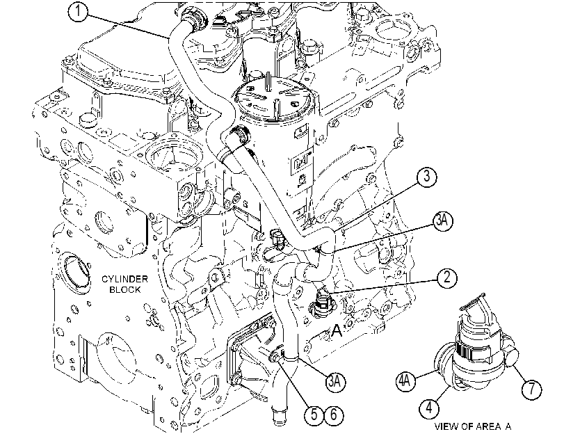 Система отвода газов 3567282 CAT