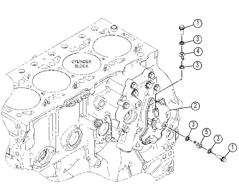 COVER GP-ENGINE OIL COOLER 4355729 CAT