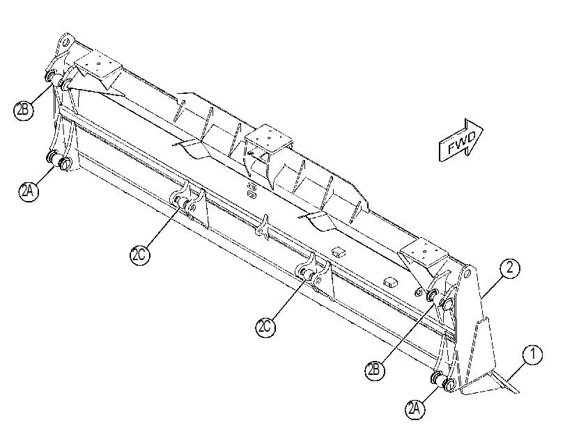BLADE & EDGE GP-STRAIGHT 3881041 CAT