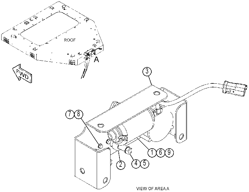 MOUNTING GP-WINDOW WIPER 3888729 CAT