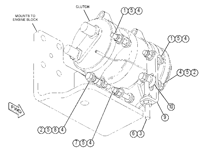 MOUNTING GP-AIR CONDITIONER 4641252 CAT