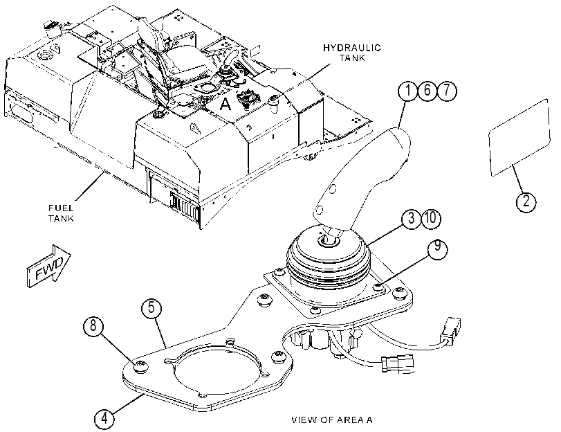 LEVER GP-CONTROL VALVE 3838223 CAT