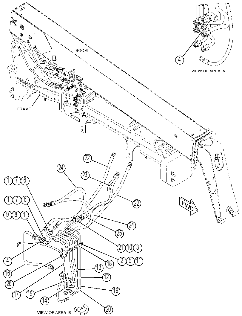 LINES GP-CHASSIS 4643756 CAT