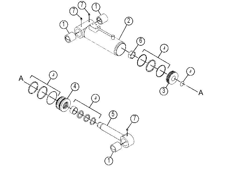 CYLINDER GP-FRAME LEVELING 3248346 CAT