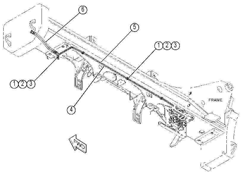 LINES GP-FRAME LEVELING 4643106 CAT