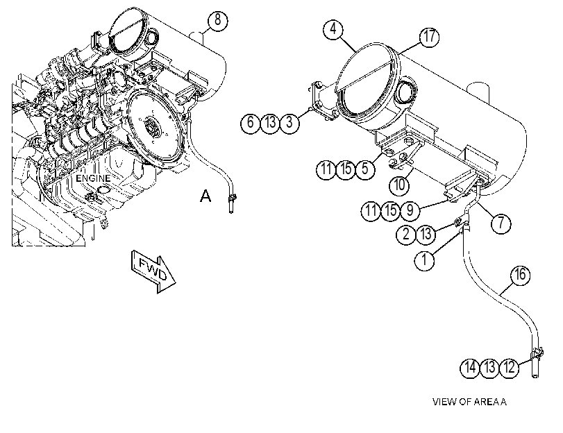 Глушитель 4310567 CAT