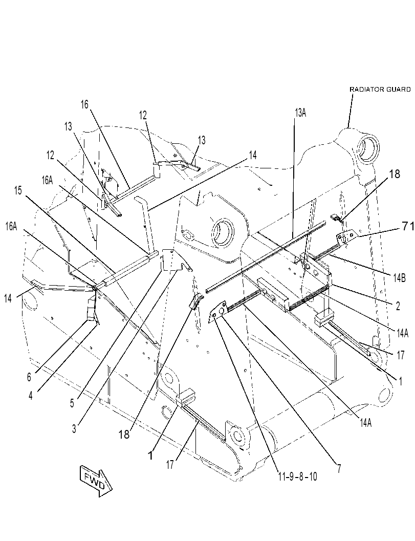 SEAL GP-ENCLOSURE 3808949 CAT
