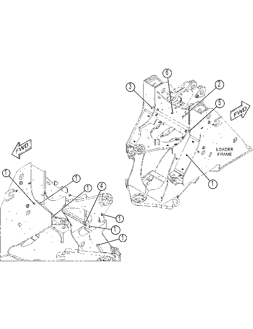BOSS GP-REAR FRAME 3669989 CAT