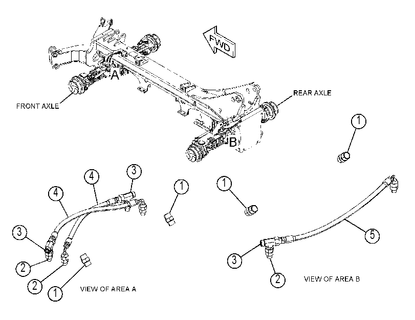 LINES GP-DIFFERENTIAL LOCK 4646219 CAT