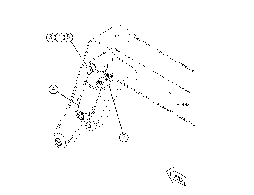 CYLINDER & MTG GP-BOOM 4632042 CAT