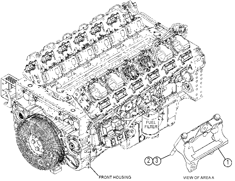 MOUNTING GP-FUEL LINE 4506221 CAT