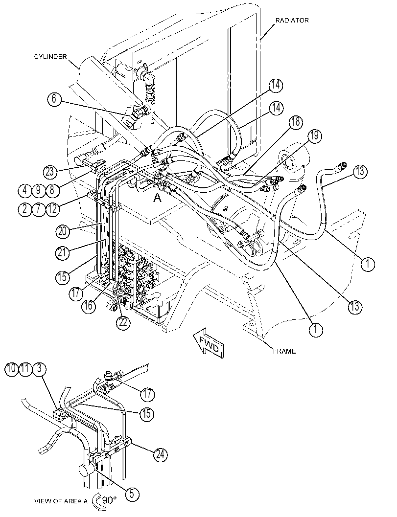 LINES GP-CHASSIS 4635635 CAT