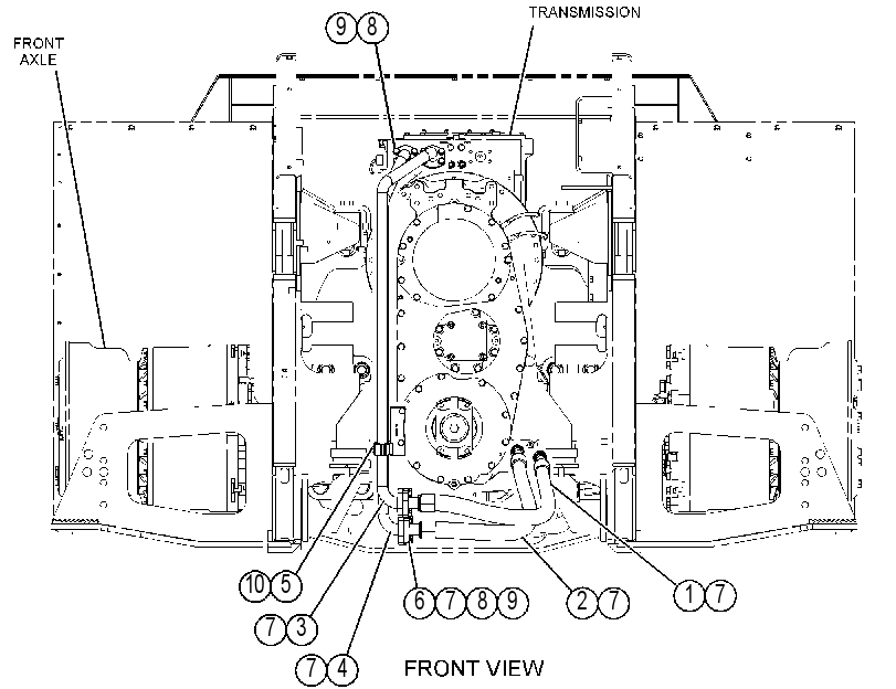 LINES GP-BRAKE OIL COOLER 2592677 CAT