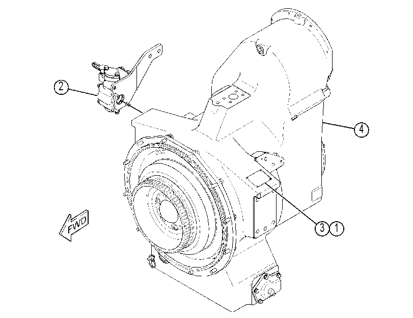 TORQUE CONVERTER AR 3664045 CAT