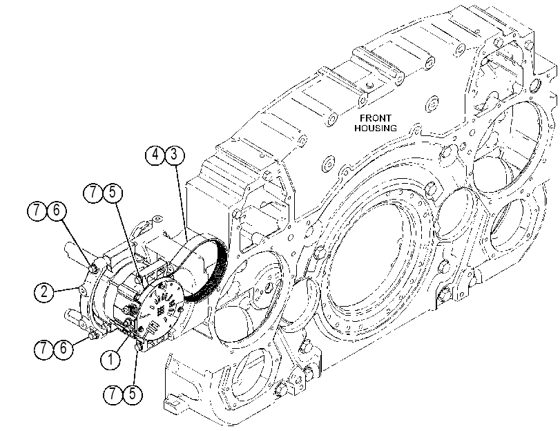 Генератор зарядный 4682779 CAT