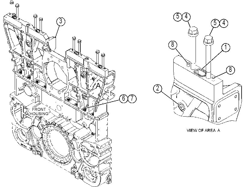 MOUNTING GP-TURBOCHARGER 3976229 CAT