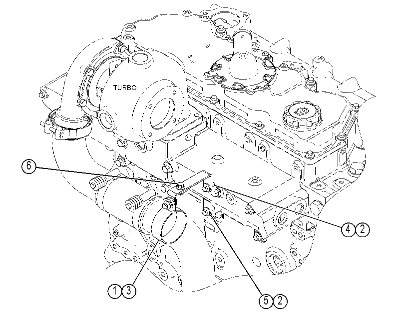 BRACKET AS 4679628 CAT