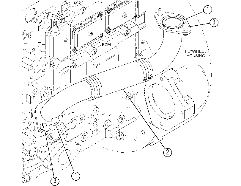 LINES GP-AUXILIARY SEA WATER 4341227 CAT