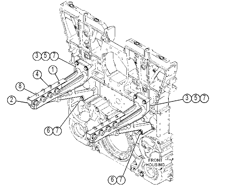 MOUNTING GP-AFTERCOOLER 4570054 CAT