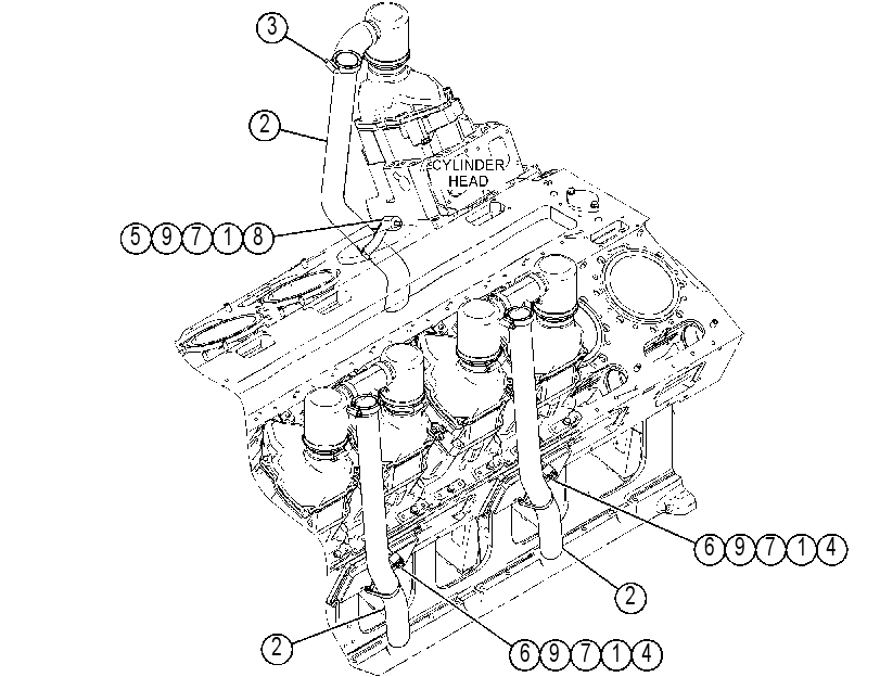 Система отвода газов 4506349 CAT