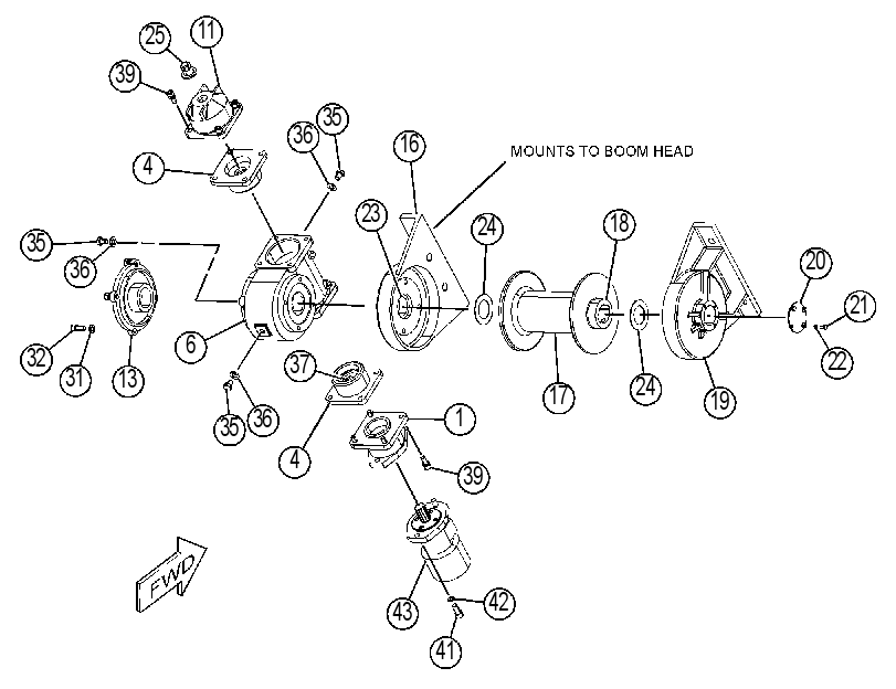WINCH GP 3500994 CAT