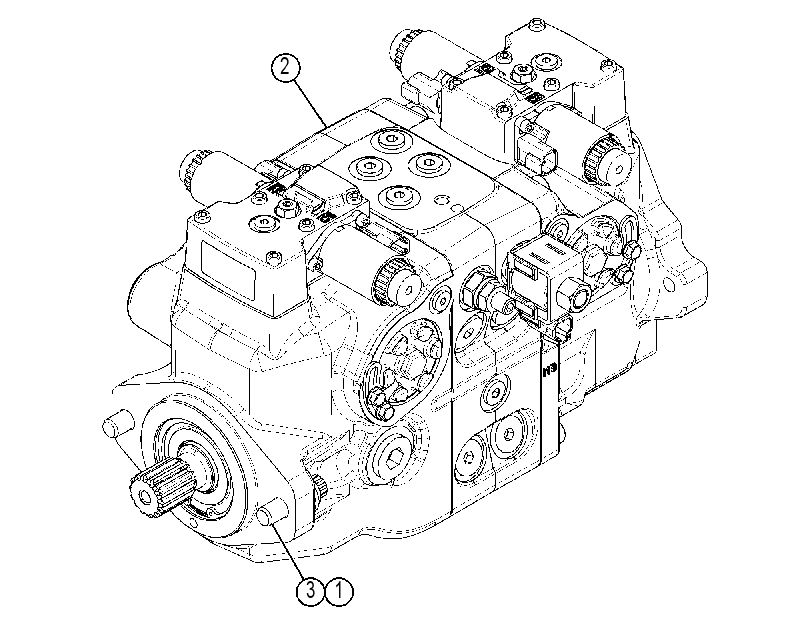 PUMP & MTG GP-HYDROSTATIC 3584976 CAT