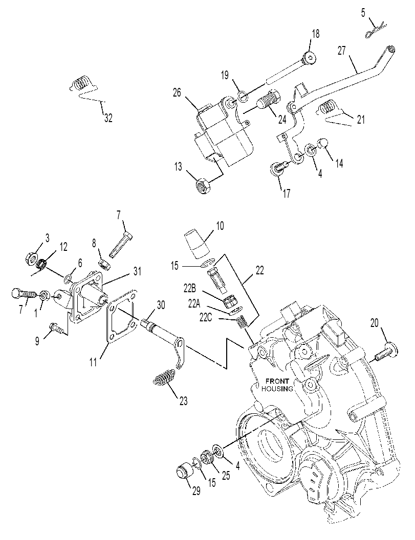 CONTROL GP-MANUAL START/STOP 3676778 CAT