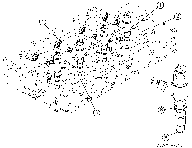 Форсунка топливная 4155522 CAT