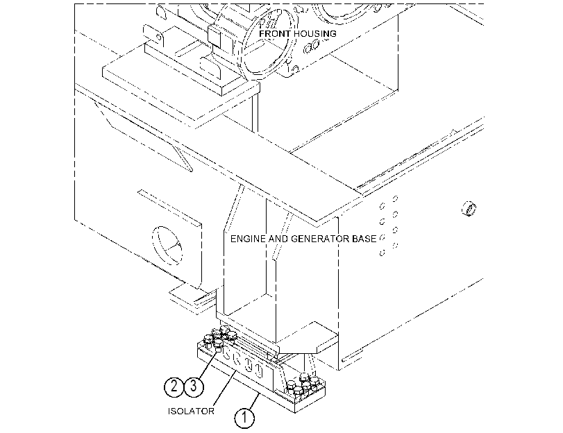 ISOLATOR-MOUNTING 1603655 CAT