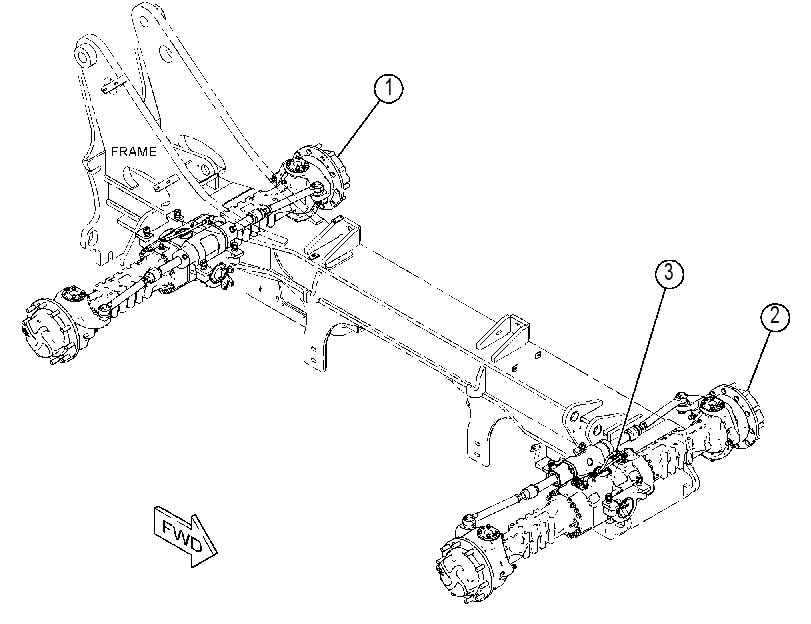 AXLE AR 4641511 CAT